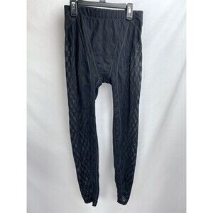 Savage X Fenty Size SMALL 4-6 Black Lace Pants Leggings FLAW